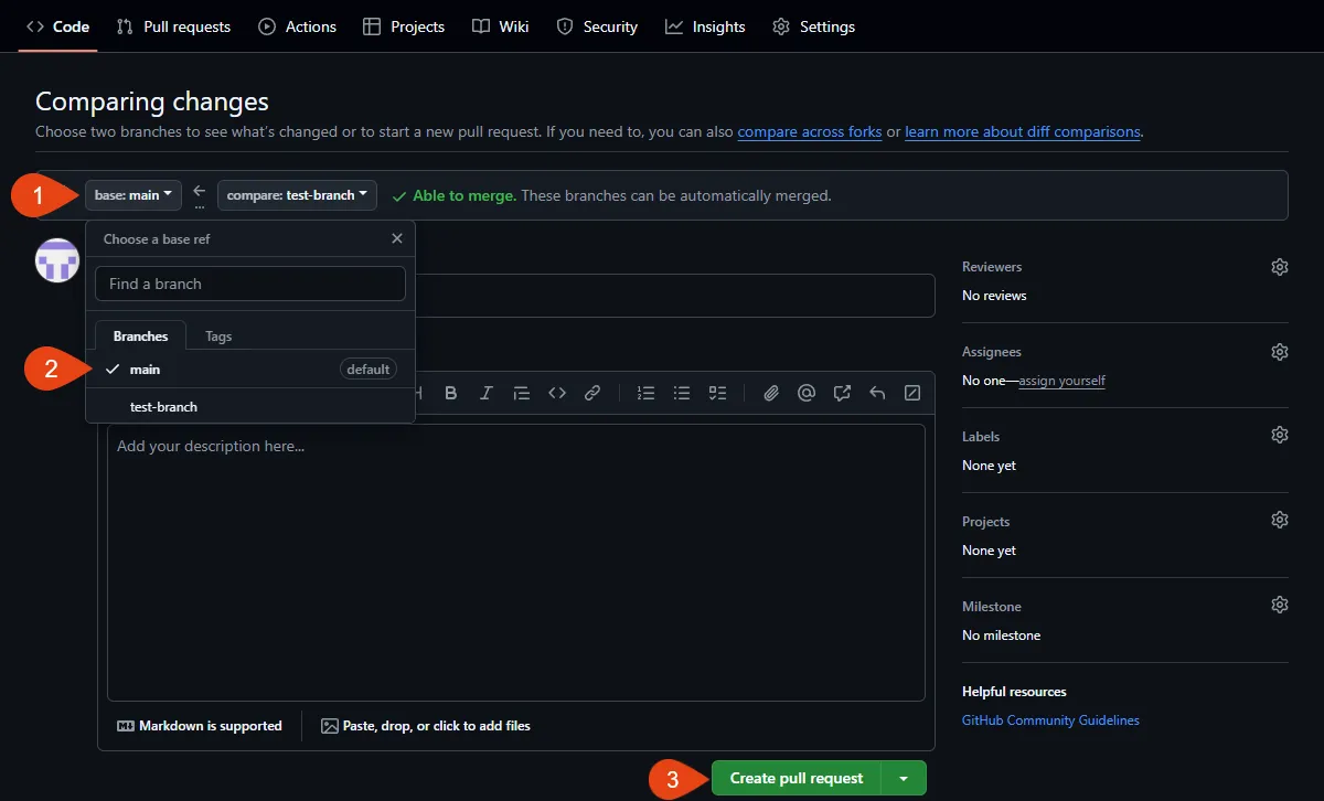 Pull request