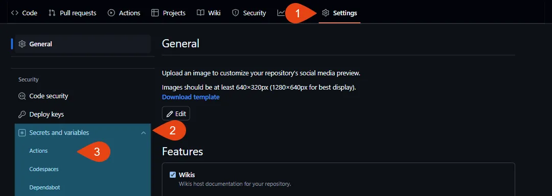 Step 2: Navigate to Secrets