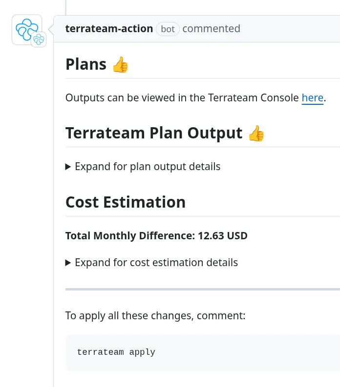 Terrateam plan